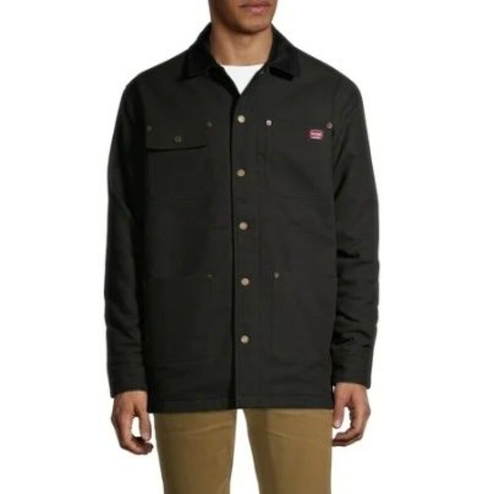 Wrangler Black blanket lined chore coat
